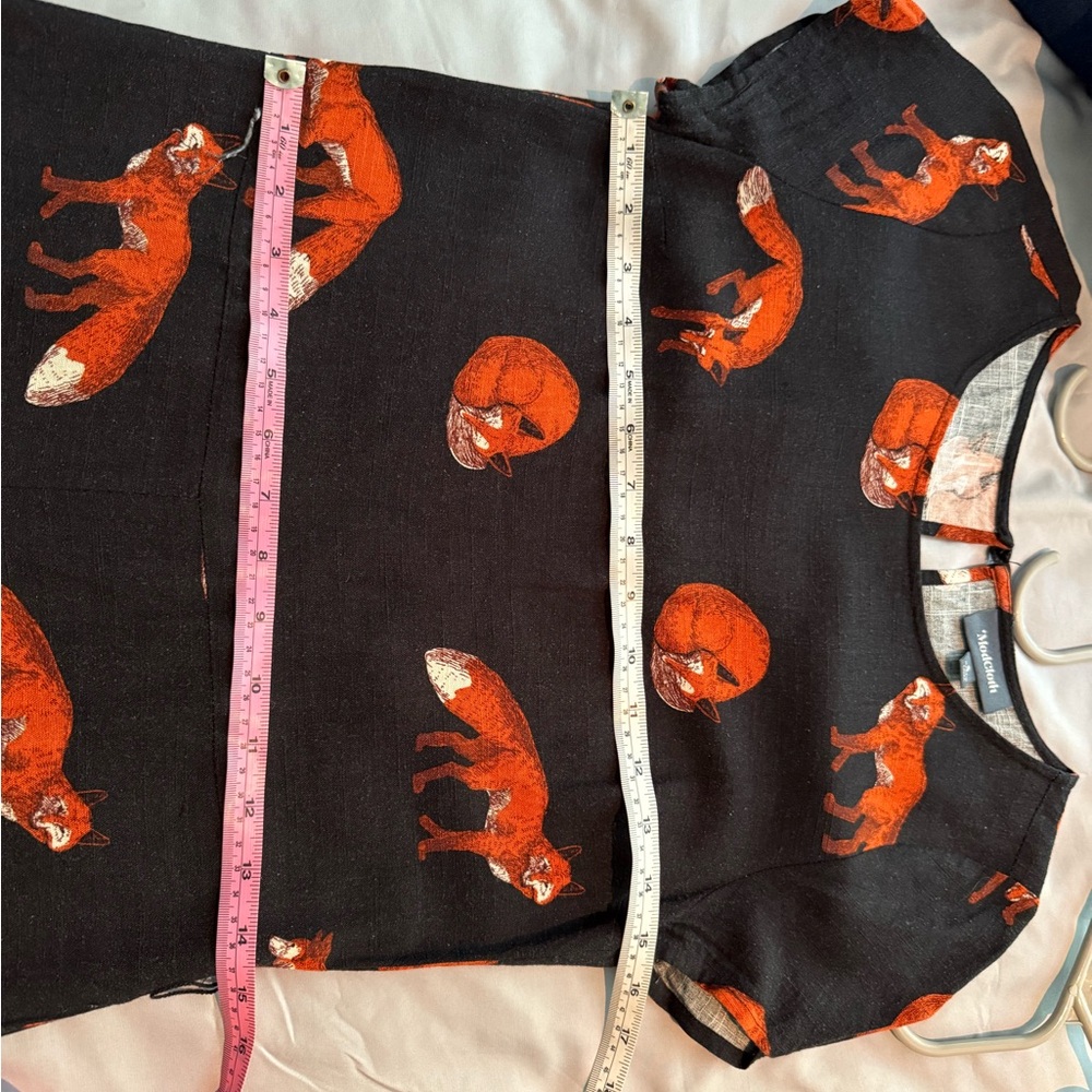Modcloth Black Jumpsuit with Fox Pattern - Picture 6 of 6